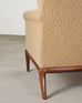 Pair of A. Rudin "No. 600.1" Hardwood Boucle Lounge Armchairs