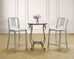 Pair of Emeco 'Navy' Bar Counter Stools in Brushed Aluminum