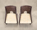 Pair of Barbara Barry for McGuire Rattan Caned Dining Armchairs
