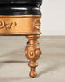 Pair of Empire Aesthetic Leather Giltwood Ottoman Footstools