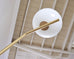 Pair of Michael Anastassiades for Flos Brass Globe IC Floor Lamps