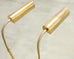 Pair of Mid-Century Brass Adjustable Pharmacy Floor Lamps