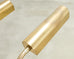 Pair of Mid-Century Brass Adjustable Pharmacy Floor Lamps