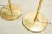 Pair of Mid-Century Brass Adjustable Pharmacy Floor Lamps