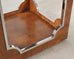 Pair of Bernhardt Soho Luxe Burlwood Steel Cube Drink Tables