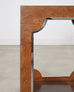 Pair of Bernhardt Soho Luxe Burlwood Steel Cube Drink Tables