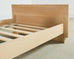 Pair of Twin Scandanivian Modern Style Cerused Oak Beds