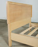 Pair of Twin Scandanivian Modern Style Cerused Oak Beds