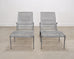 Pair of Dan Johnson Brown Jordan Sol y Luna Chaise Lounges