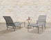Pair of Dan Johnson Brown Jordan Sol y Luna Chaise Lounges