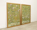 Pair of Chelsea House Edgedale Chinoiserie Painted Silk Panels