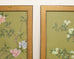 Pair of Chelsea House Edgedale Chinoiserie Painted Silk Panels