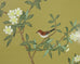 Pair of Chelsea House Edgedale Chinoiserie Painted Silk Panels