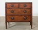 Pair of Country Italian Style Mahogany Commodes or Chests