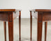 Pair of Georgian Style Mahogany Demilune Console Tables