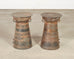 Pair of Southeast Asian Bronze Rain Drum Drinks Tables