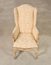 Pair of Country French Provincial Wingback Bergère Armchairs