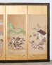 Pair of Japanese Edo/Tokugawa Screens Tale of Heiki