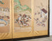 Pair of Japanese Edo/Tokugawa Screens Tale of Heiki