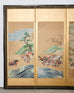 Pair of Japanese Edo/Tokugawa Screens Tale of Heiki