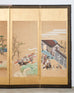 Pair of Japanese Edo/Tokugawa Screens Tale of Heiki