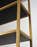 Pair of Oly Studio Gilt Iron 'Stella' Étagères Bookcase Shelves