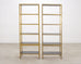 Pair of Oly Studio Gilt Iron 'Stella' Étagères Bookcase Shelves