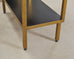 Pair of Oly Studio Gilt Iron 'Stella' Étagères Bookcase Shelves
