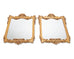 Pair of 19th C. French Louis XVI Style Giltwood Mirrors 4.6 Ft
