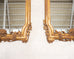 Pair of 19th C. French Louis XVI Style Giltwood Mirrors 4.6 Ft