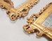 Pair of 19th C. French Louis XVI Style Giltwood Mirrors 4.6 Ft