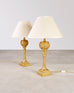 Pair of Nancy Corzine Neoclassical 22k Topiary Lamps