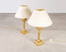 Pair of Nancy Corzine Neoclassical 22k Topiary Lamps