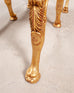 Pair of Italian Neoclassical Giltwood Camel Stool Benches