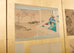 Pair Japanese Edo Six Panel Harimaze Decoupage Screens