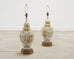 Pair of Wilshire House Porcelain Ginger Jar Table Lamps