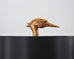 Pair of Gilt Resin and Lucite Ibis Table Lamps by Cyan Design