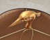 Pair of Gilt Resin and Lucite Ibis Table Lamps by Cyan Design