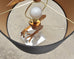 Pair of Gilt Resin and Lucite Ibis Table Lamps by Cyan Design