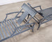 Pair of Neoclassical Greco-Roman Klismos Chaise Lounges