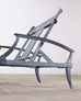 Pair of Neoclassical Greco-Roman Klismos Chaise Lounges