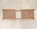 Pair of Robsjohn-Gibbings Style Walnut Klismos Rope Benches