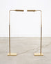 Pair of Koch & Lowy OMI Patinated Brass Pharmacy Floor Lamps