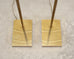 Pair of Koch & Lowy OMI Patinated Brass Pharmacy Floor Lamps