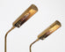 Pair of Koch & Lowy OMI Patinated Brass Pharmacy Floor Lamps