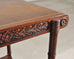 Pair of Regency Style Mahogany Leather Top Drink Side Tables