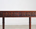 Pair of Regency Style Mahogany Leather Top Drink Side Tables