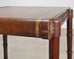 Pair of Regency Style Mahogany Leather Top Drink Side Tables