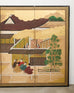 Pair Japanese Edo Six Panel Screens Legend of Minamoto