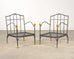 Pair of Bronze Lion's Head Lounge Chairs After Diego Giacometti